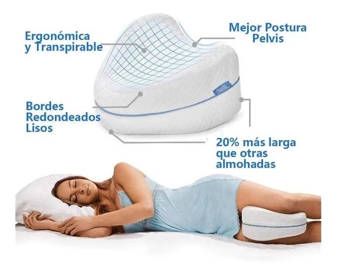 Almohada Cojín Ortopédica Entre Piernas